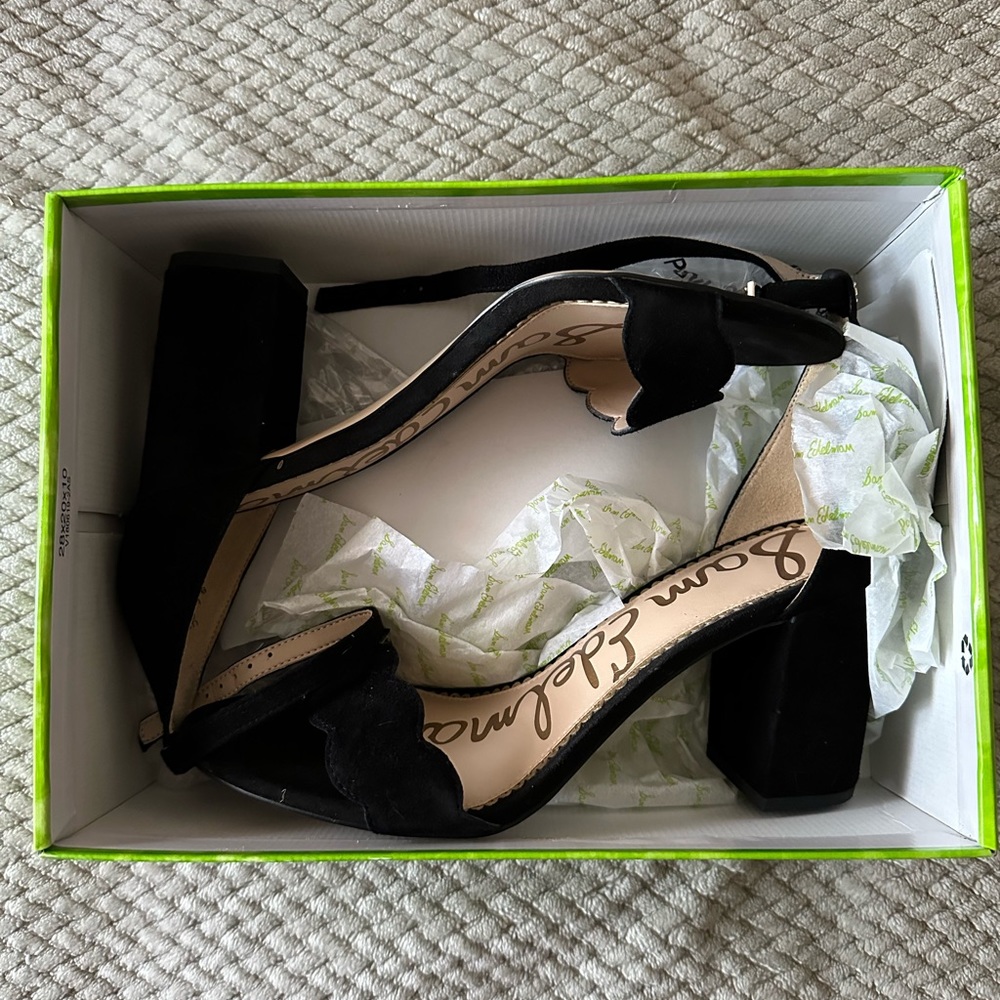 Sam Edelman Odila Black Suede 9